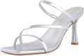 Strappy Kitten Heels for Women Square Peep Toe Mules - Easy Slip On