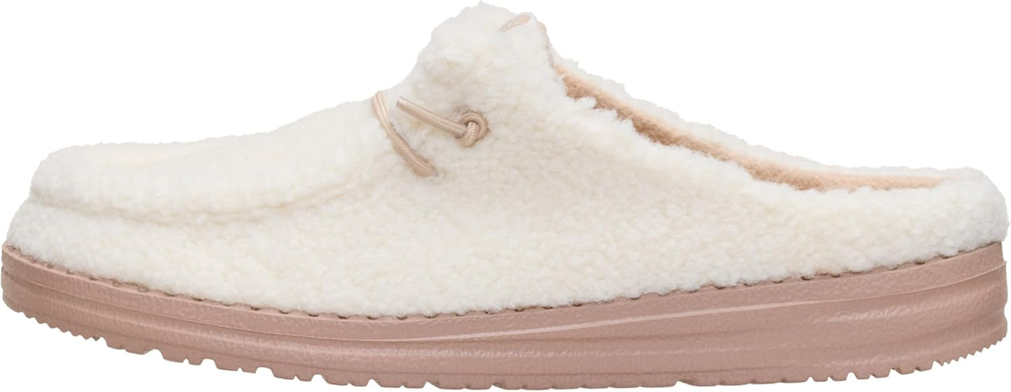 Cozy HEYDUDE Women's Wendy Sherpa Slip-On Mules for Travel