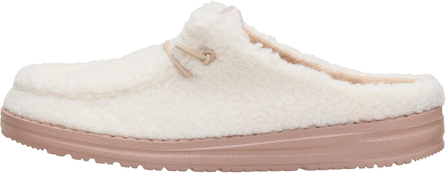 Cozy HEYDUDE Women's Wendy Sherpa Slip-On Mules for Travel