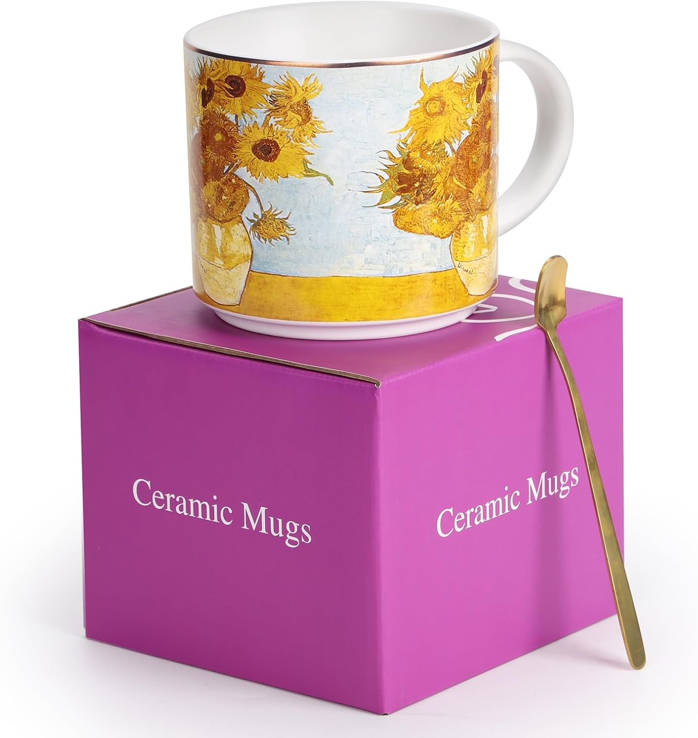Elegant 12oz Ceramic Mugs for Home & Office - Personalized and Stylish