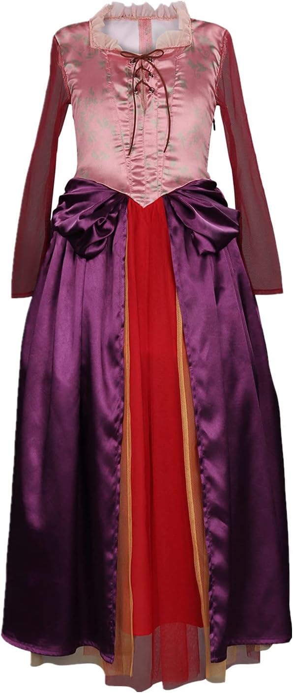 Kids Girls Sarah Sanderson Costume for Halloween Witch Dress
