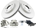 TRQ Front Brake Pad & Rotor Kit Compatible with 2005-2009 Ford Escape