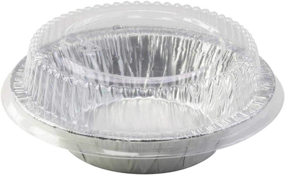 Safca KitchenDance Disposable Aluminum Foil Tart Pan for Baking