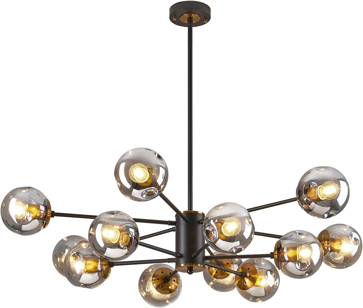2 Tiered Modern Gold Chandelier by DDLLDESHI for Dining Room
