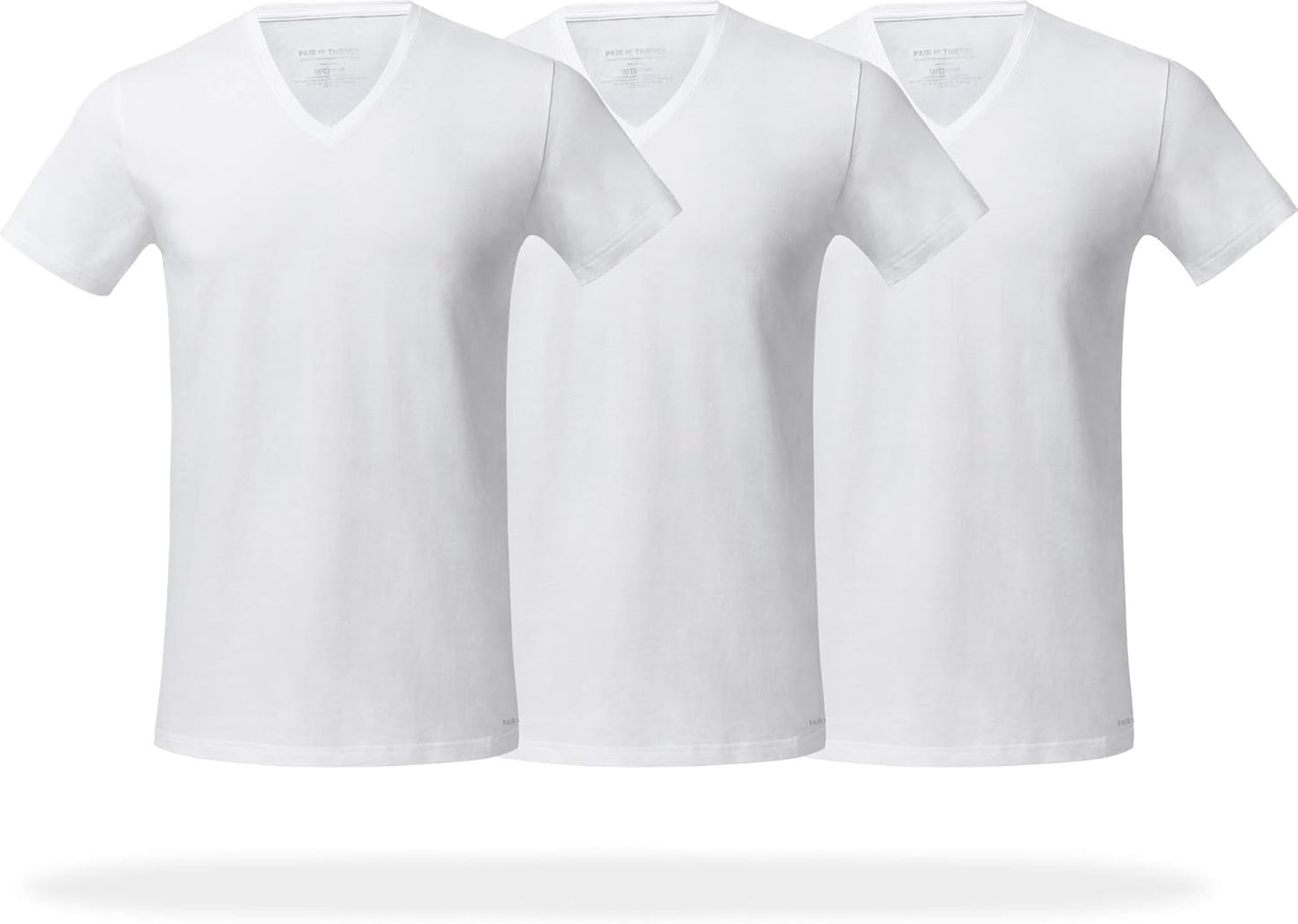 Pair of Thieves Slim Fit V-Neck T-Shirts for Men - 3-Pack