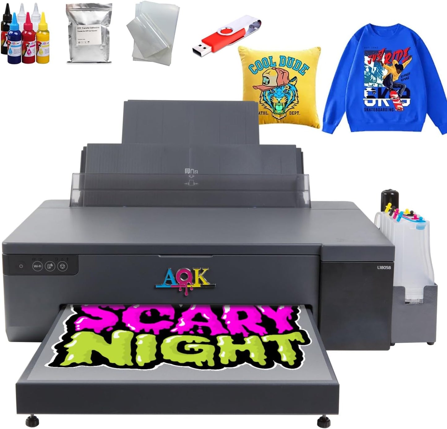 Professional DTF Printer Bundle for High-Quality Heat Transfers