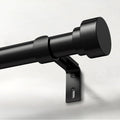 Extra Long Curtain Rods for Windows 32 to 240 in - Heavy Duty Black