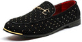 Luxury Velvet Penny Loafer Shoes for Men - Stylish Comfort