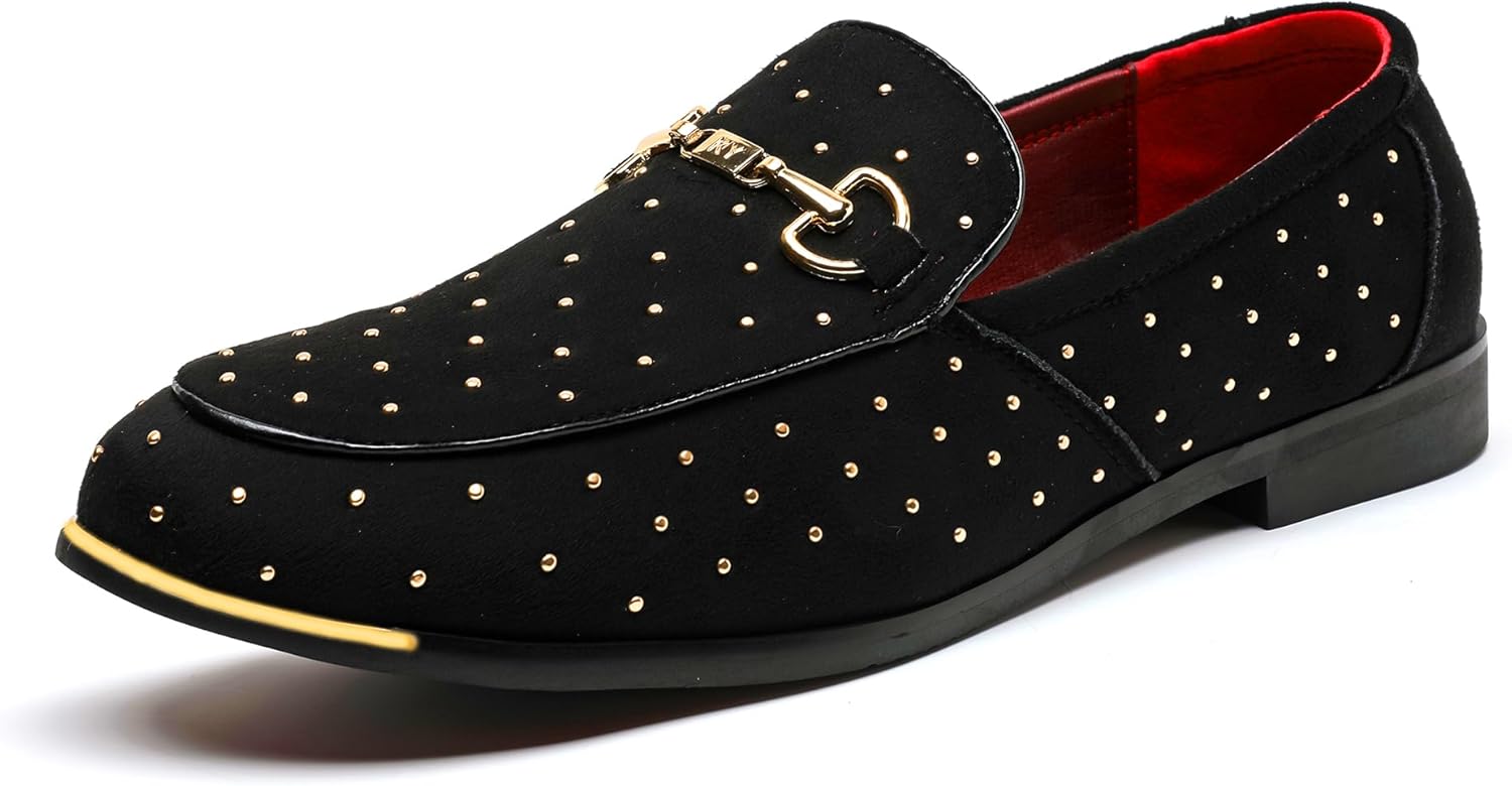 Luxury Velvet Penny Loafer Shoes for Men - Stylish Comfort