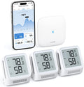 WiFi Hygrometer Indoor Humidity Monitor with Base Station - Smart