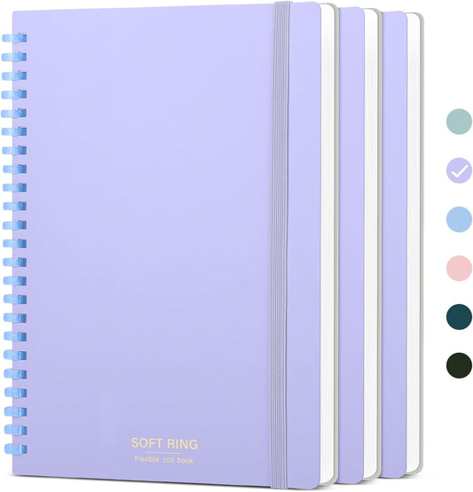 EUSOAR A5 Spiral Notebooks 3-Pack - Perfect for College Note Taking!