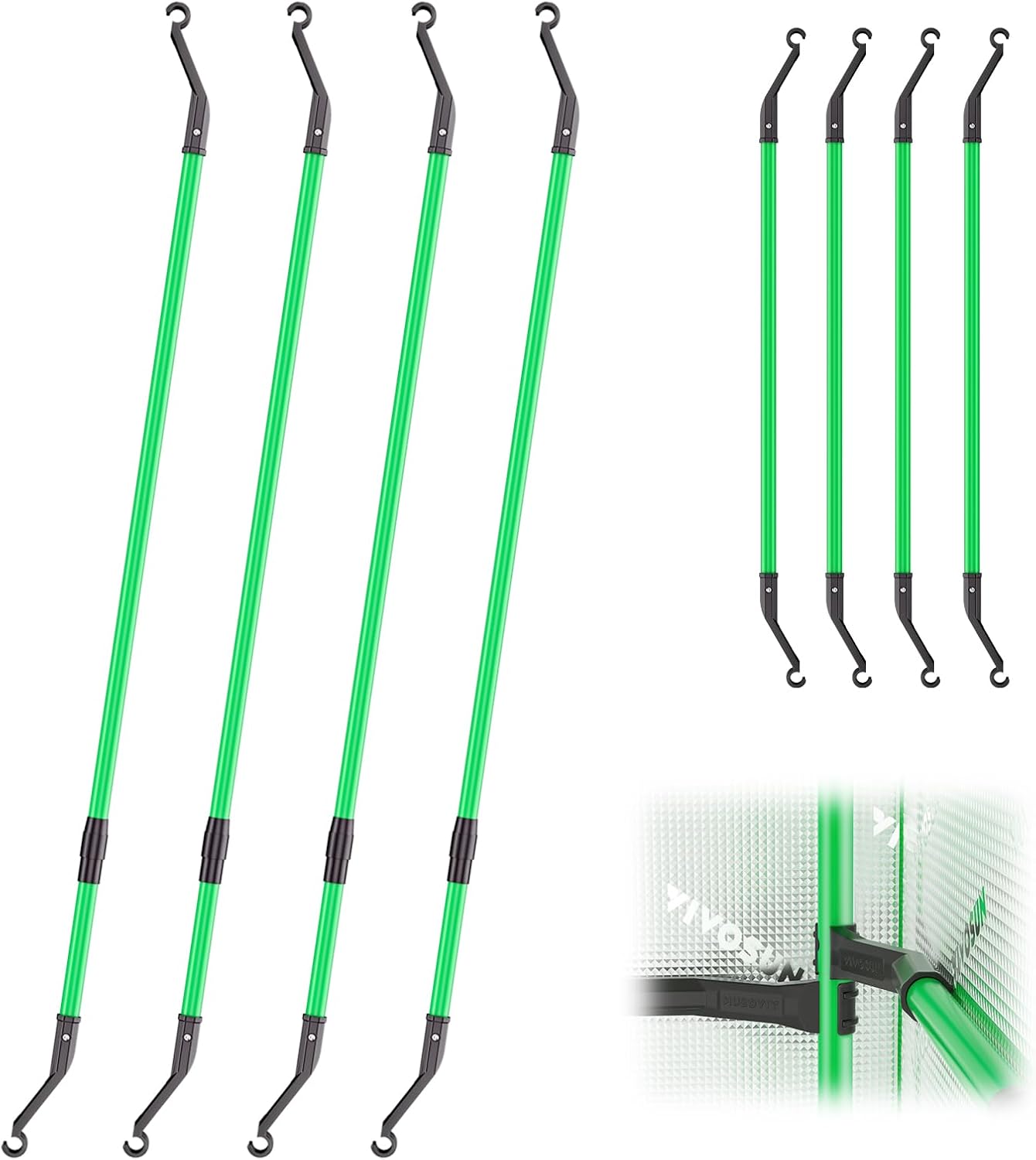 VIVOSUN Grow Tent High CFM Kit for 2ftx2ft to 4ftx4ft Tents
