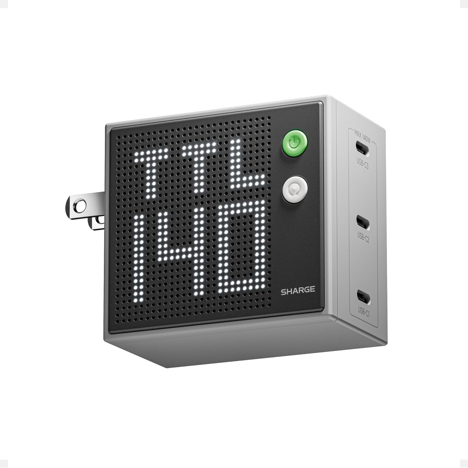Pixel 140 Laptop Charger 140W USB C GaN Charger with Display
