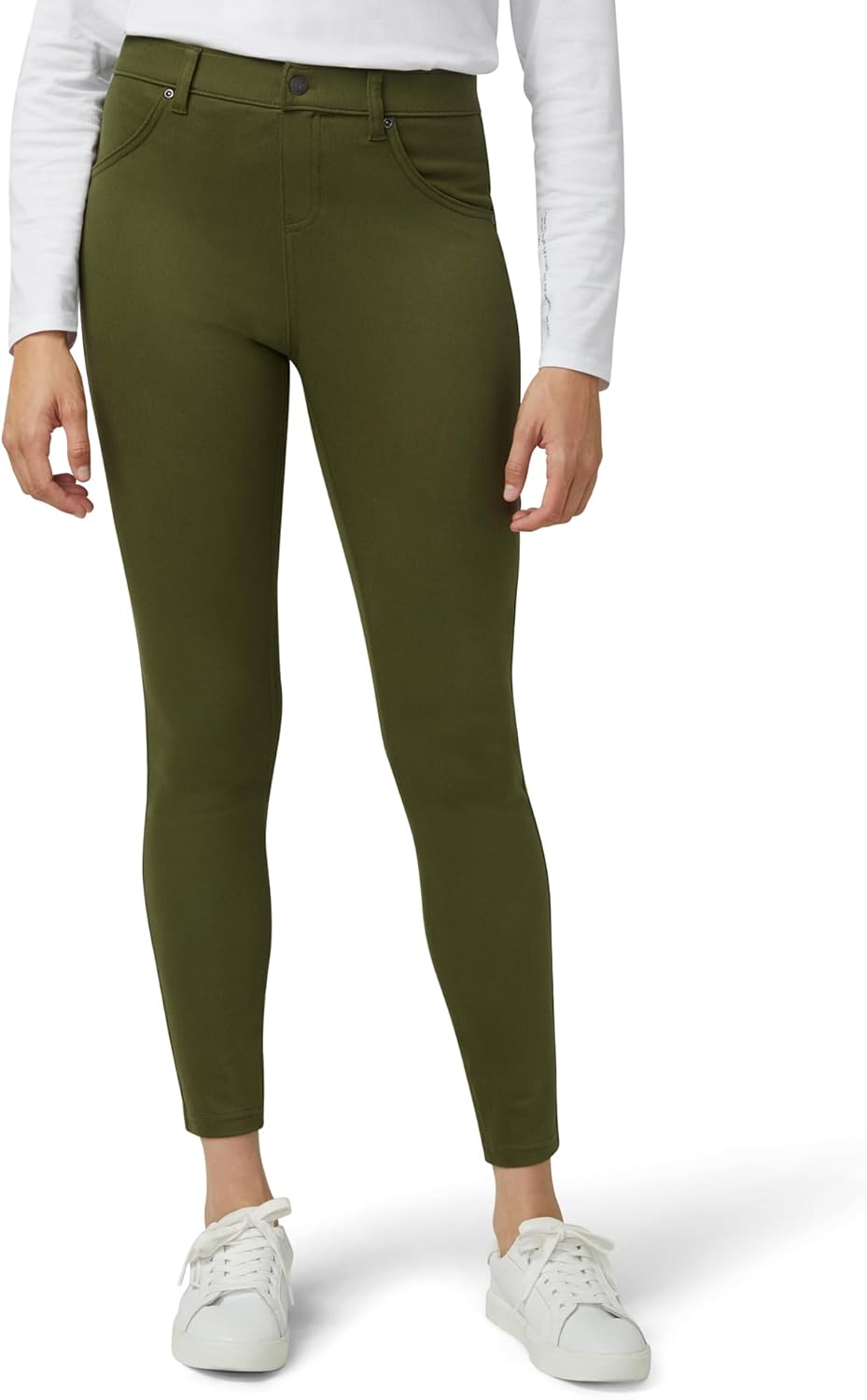 HUE Women's Ultra Soft High Waist Denim Leggings for Comfort