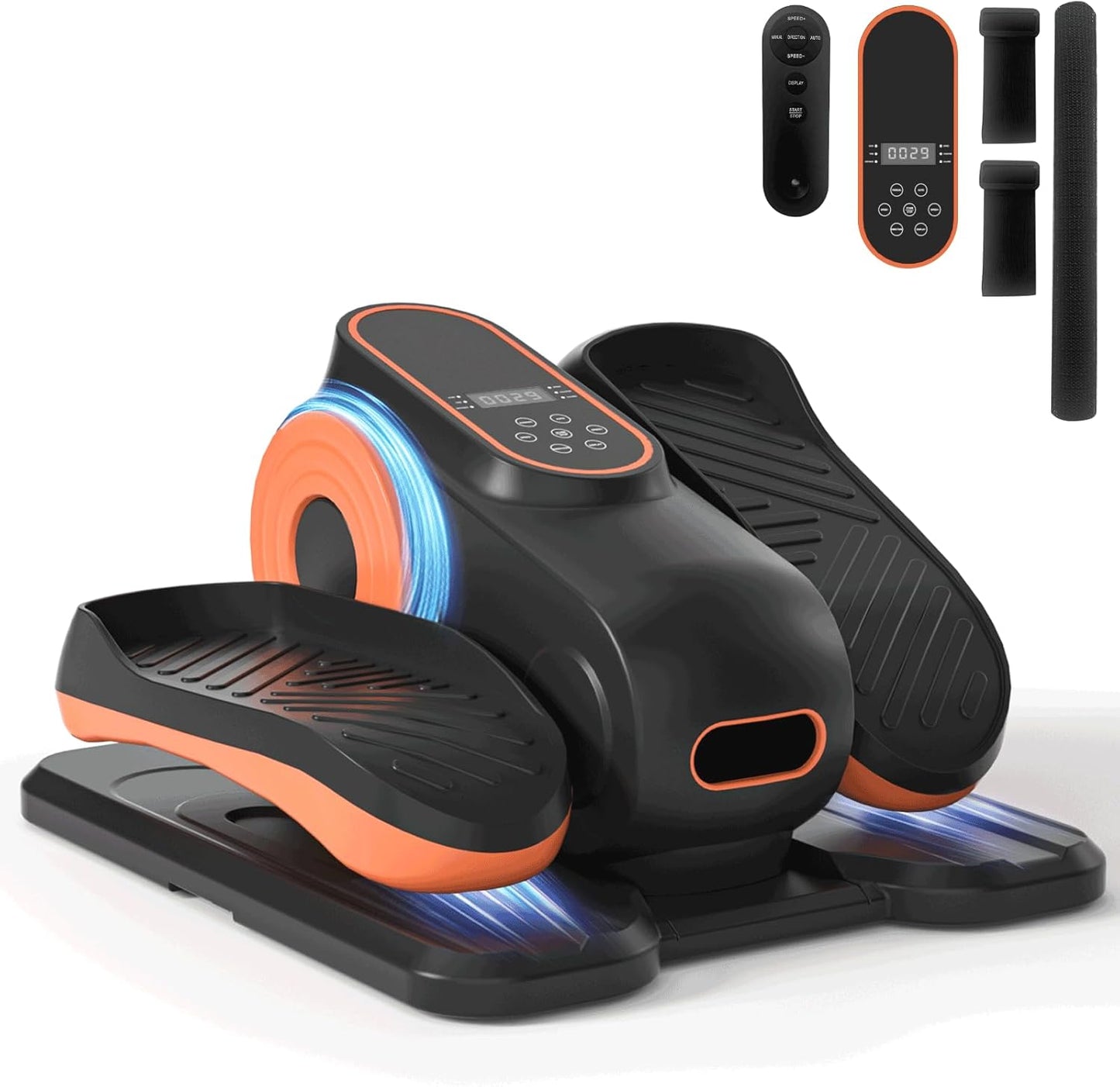 Portable Electric Desk Elliptical: 12 Speeds, Remote Control