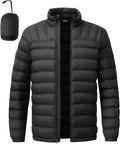 BGOWATU Men's Lightweight Packable Puffer Jacket - Warm, Packable