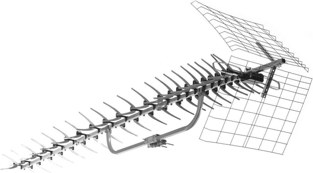 70+ Mile Range UHF Outdoor HDTV Antenna