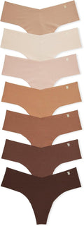 Victoria's Secret No Show Thong Underwear Multi Pack - Nearly