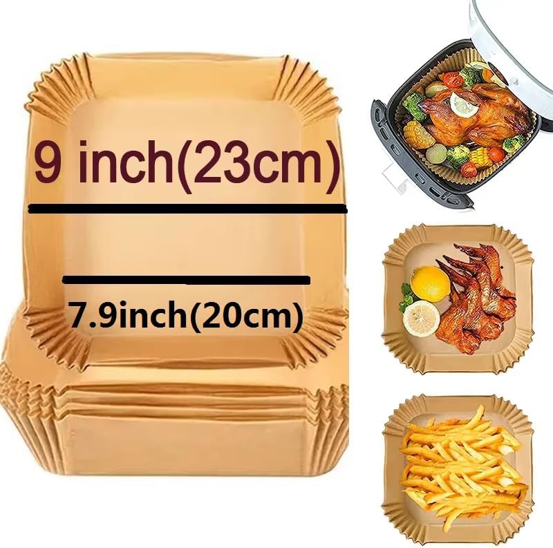 200 Non-Stick Air Fryer Liners - Cook with Ease!