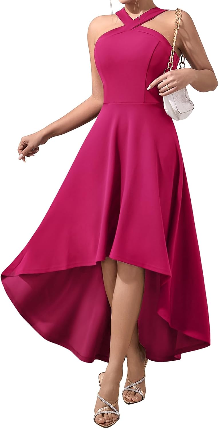 DRESSTELLS Formal Cocktail Dresses for Women, High Low Style