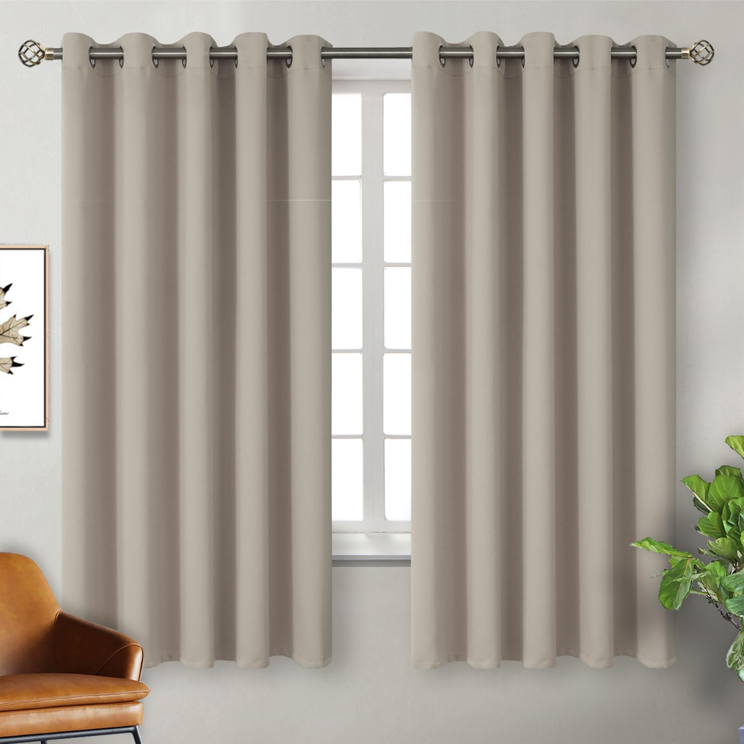 BGment Room Darkening Curtains - Thermal Insulated Drapes