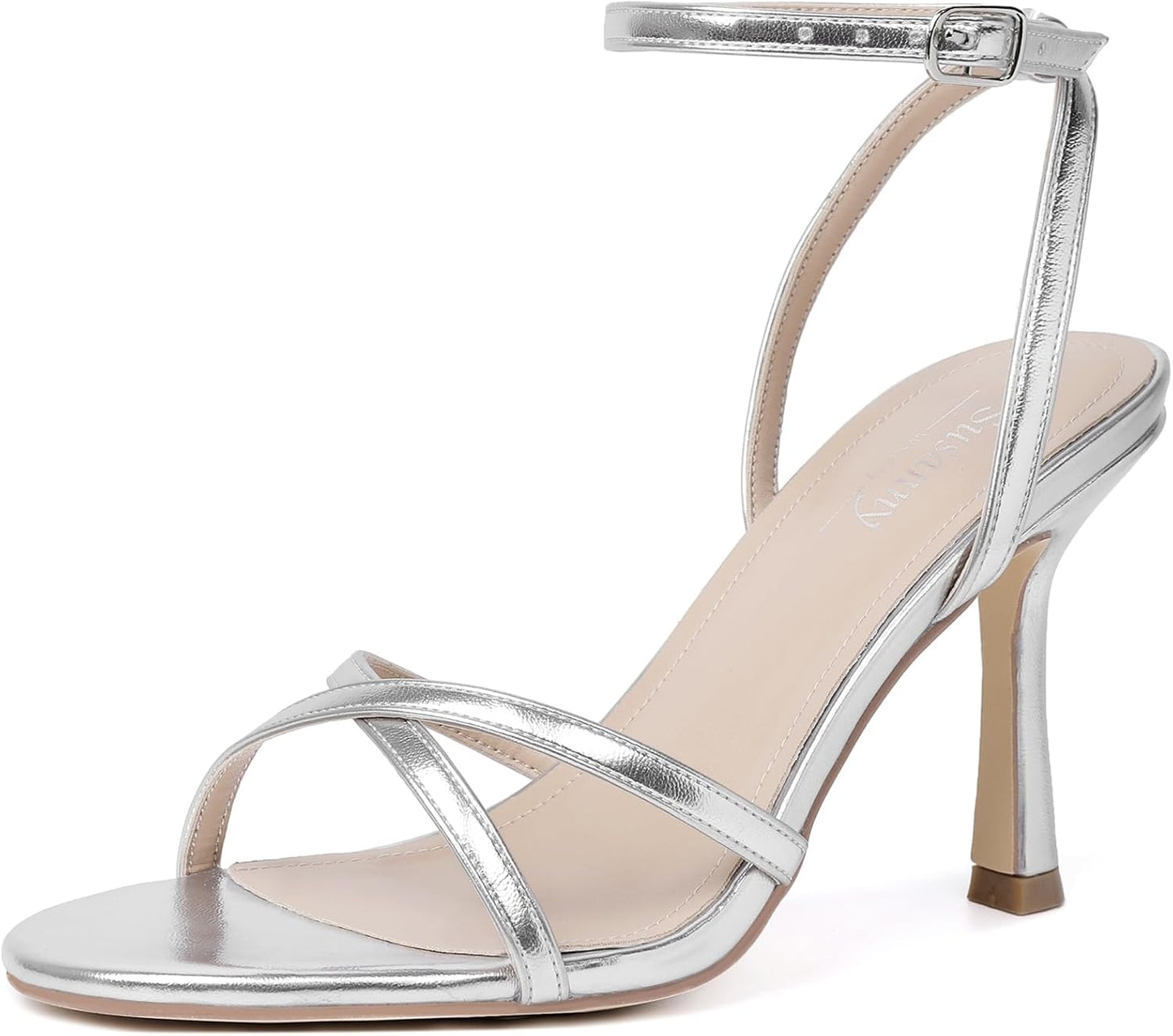 Mostrin Strappy Heels for Women - Chic Lace Up Stiletto Sandals