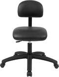 Chair Master FSS Square Seat Low Task Chair (17in-22in) - Easy Clean