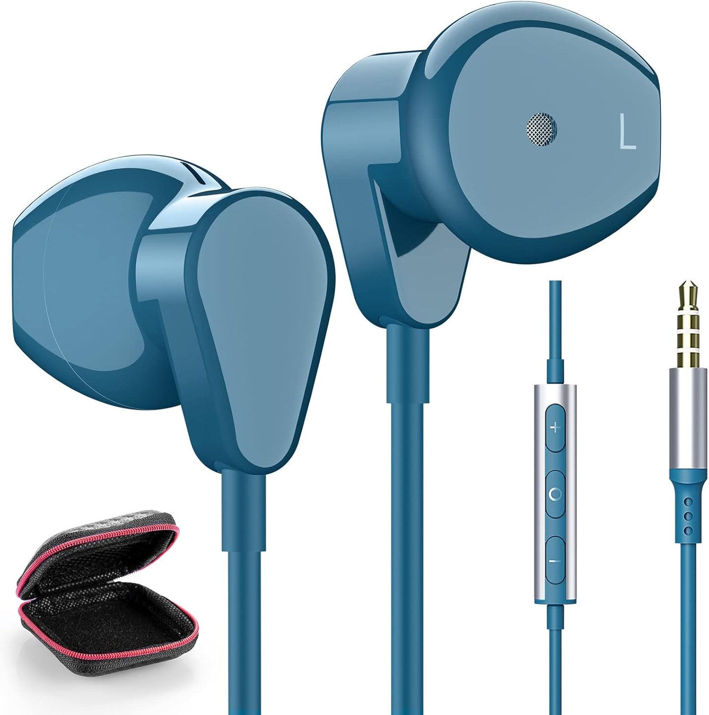 Premium Noise-Canceling Earphones for Samsung & Moto