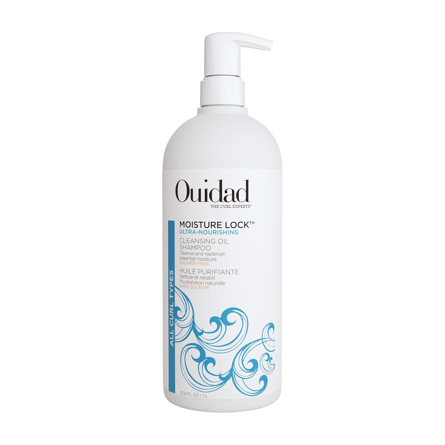 Ouidad Moisture Lock Cleansing Oil Shampoo for Curly Hair