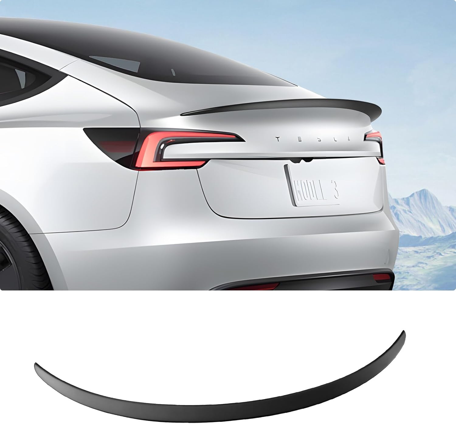 Tesla Model 3 Spoiler for Enhanced Aerodynamics and Efficiency