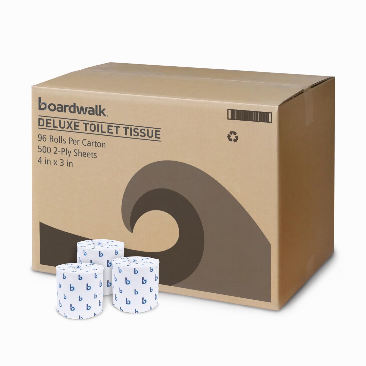 Boardwalk 2-Ply Bathroom Toilet Paper - Soft & Absorbent Rolls