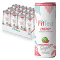 FitTea Healthy Energy Drink 12 Fl Oz Watermelon Sugar Sparkling