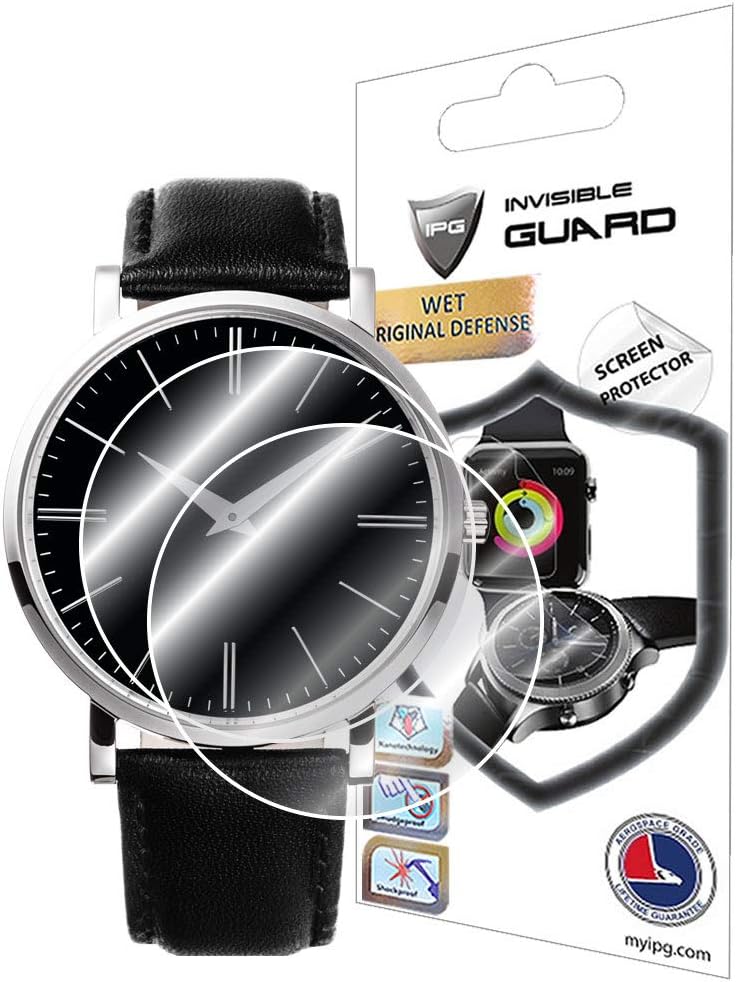 IPG Round Watch Screen Protector - Bubble Free, Anti-Scratch Protection