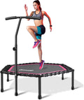 Newan 48in Fitness Trampoline for Adults with Adjustable Handle