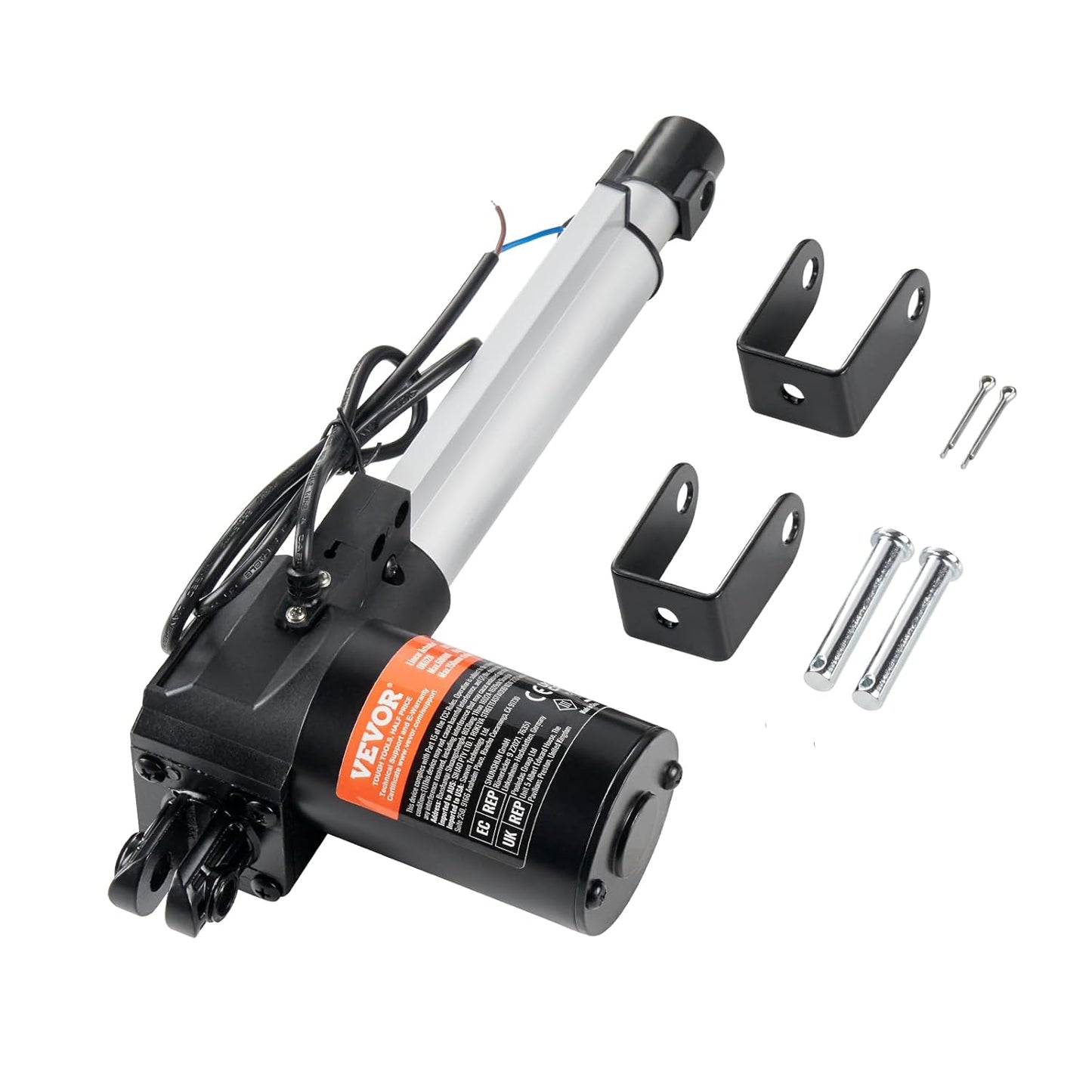 VEVOR 12V Linear Actuator 6 Inch Heavy Duty 1320lbs Power