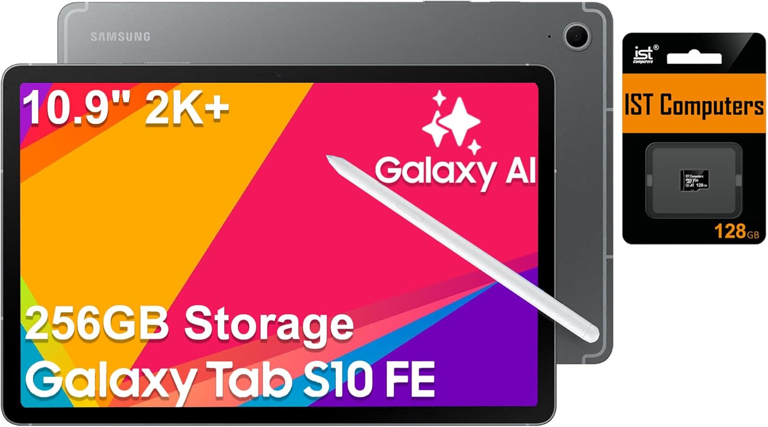 SAMSUNG Galaxy Tab S10 FE AI Android Tablet with S Pen