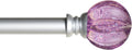 Kenney Estrella Purple Sparkle Acrylic Curtain Rod