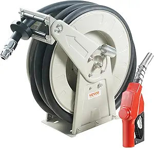 VEVOR 3/4in x 50ft Fuel Hose Reel for Efficient Diesel Delivery