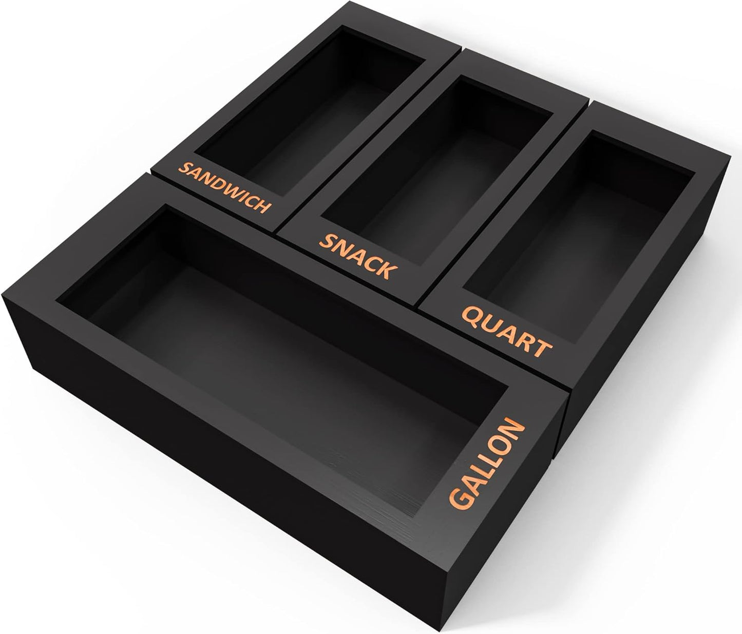 Bamboo Storage Bag Organizer for Kitchen Drawer by DALSHABET