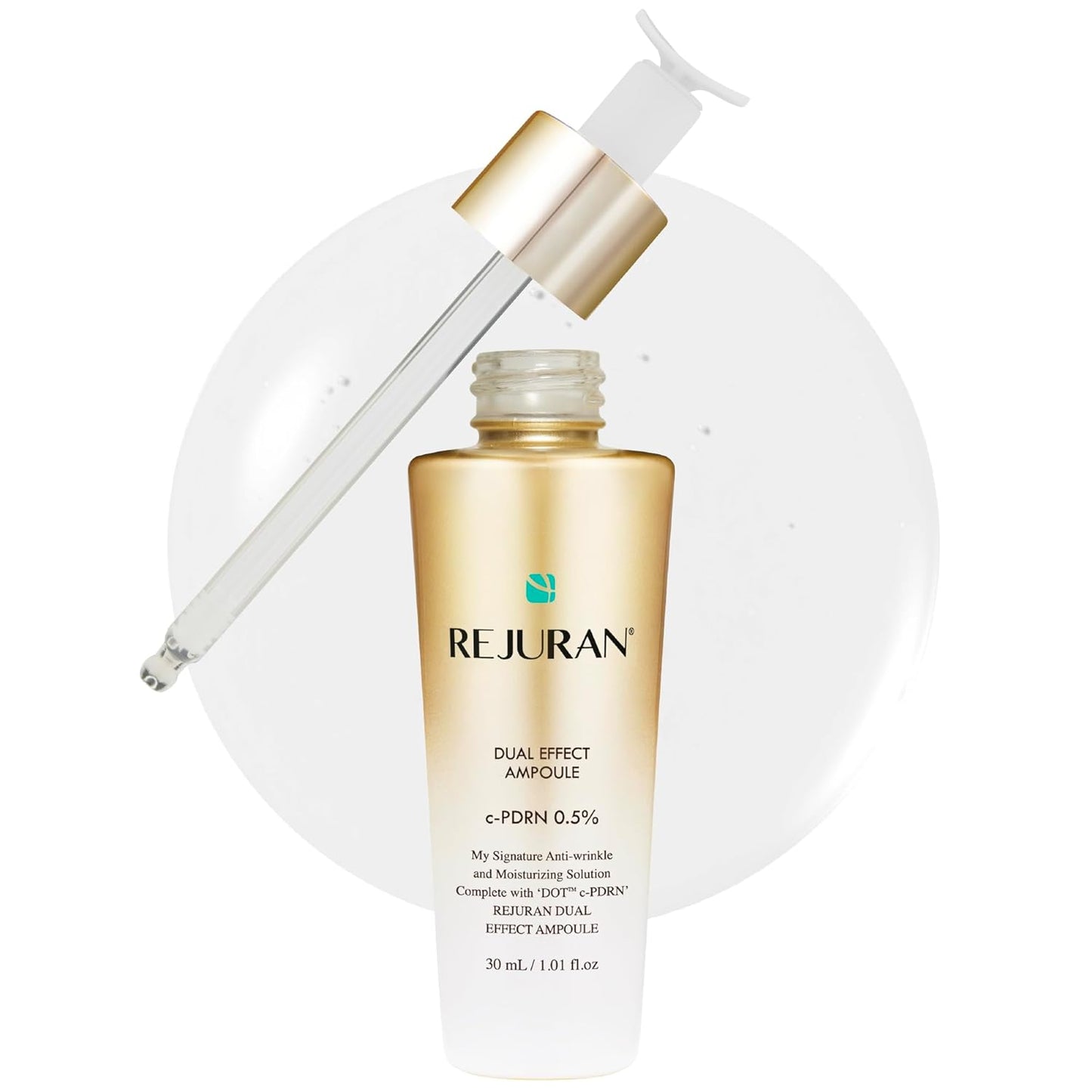 REJURAN Dual Effect Ampoule - Salmon DNA Face Serum for Aging