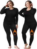 Plus Size Long Thermal Underwear for Women by Patelai - Cozy Comfort
