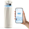 Smart Water Bottle with Reminder to Drink Water - Double Wall 32 oz