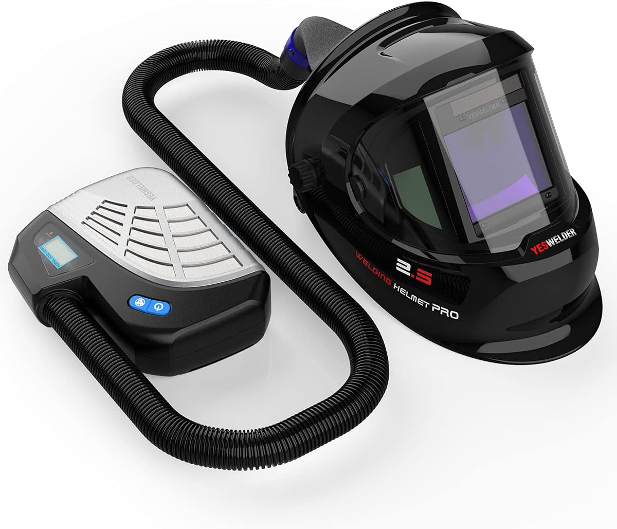 YESWELDER Welding Helmet with PAPR - Clean Air Assurance