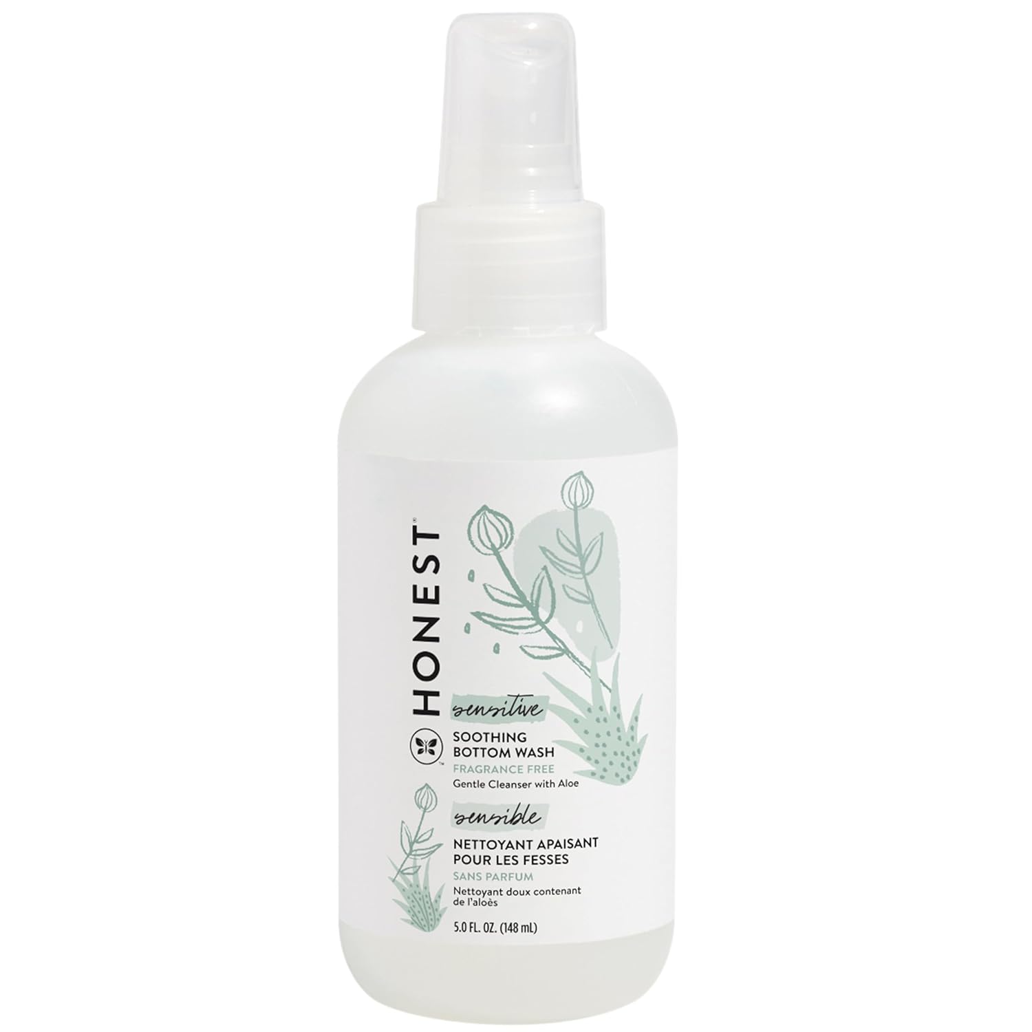 The Honest Co. Baby Bottom Wash | Soothes + Cleanses Gently