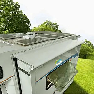 Suncode Slide Topper Awning for RVs - Durable Protection & Style