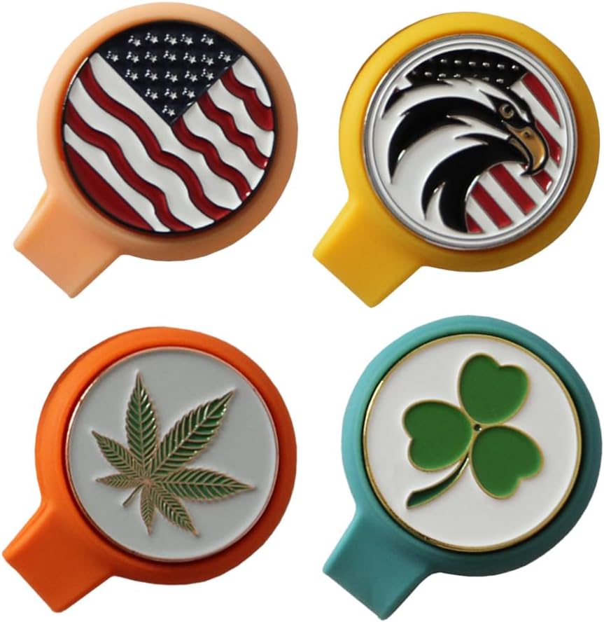 Yousonew Silicone Golf Hat Clip with Magnetic Ball Marker