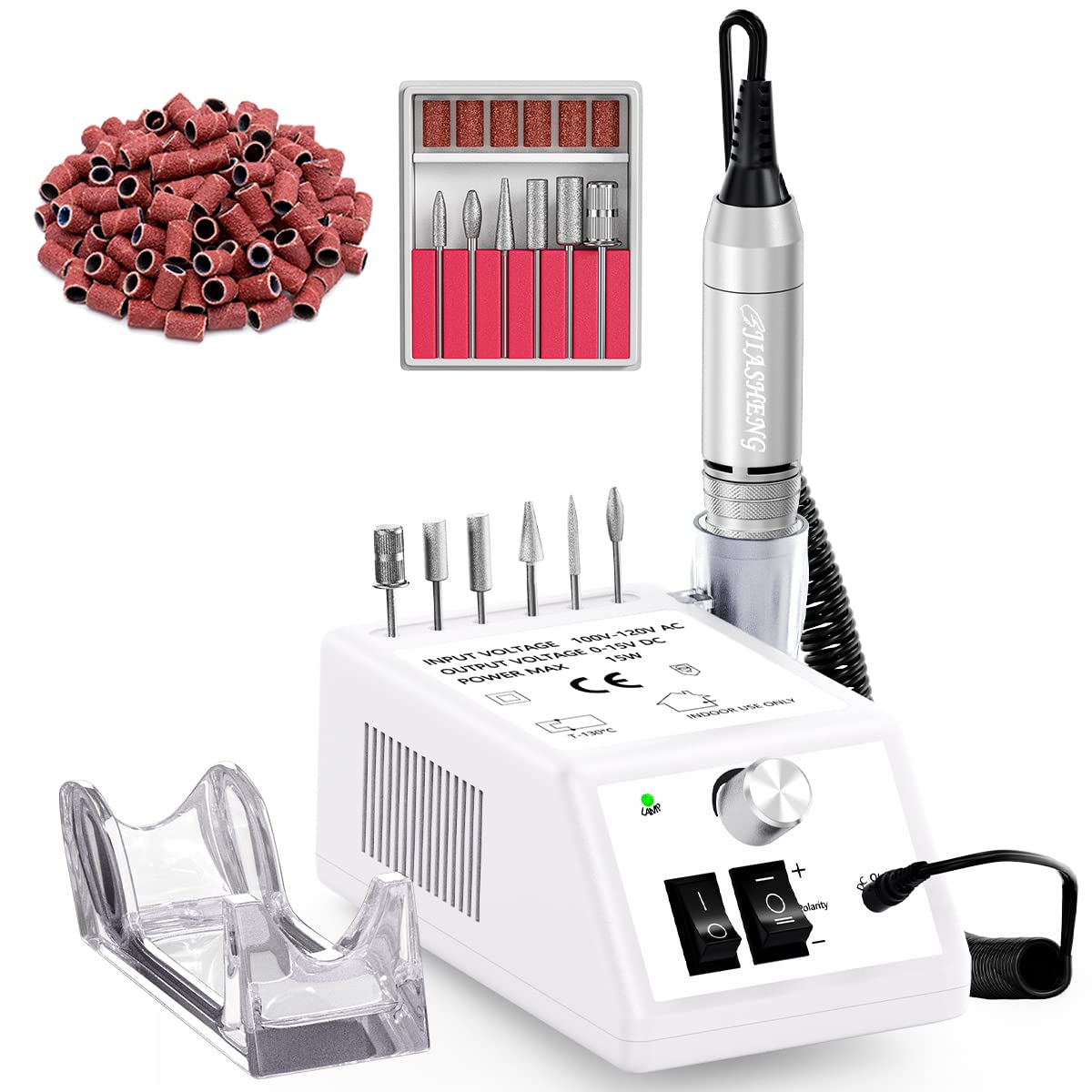 Professional Electric Nail Drill for Acrylic Gel Nails Use