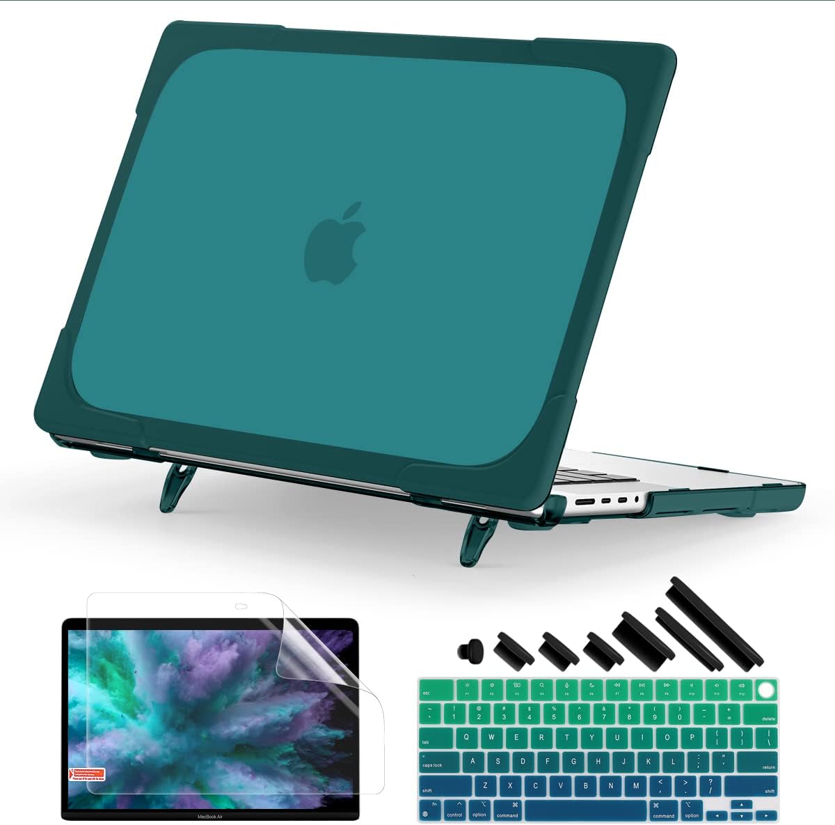 Batianda Compatible MacBook Pro 16 inch Case with Kickstand