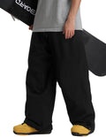 GSOU SNOW Men Women Baggy Snow Pants for Snowboarding - Warm