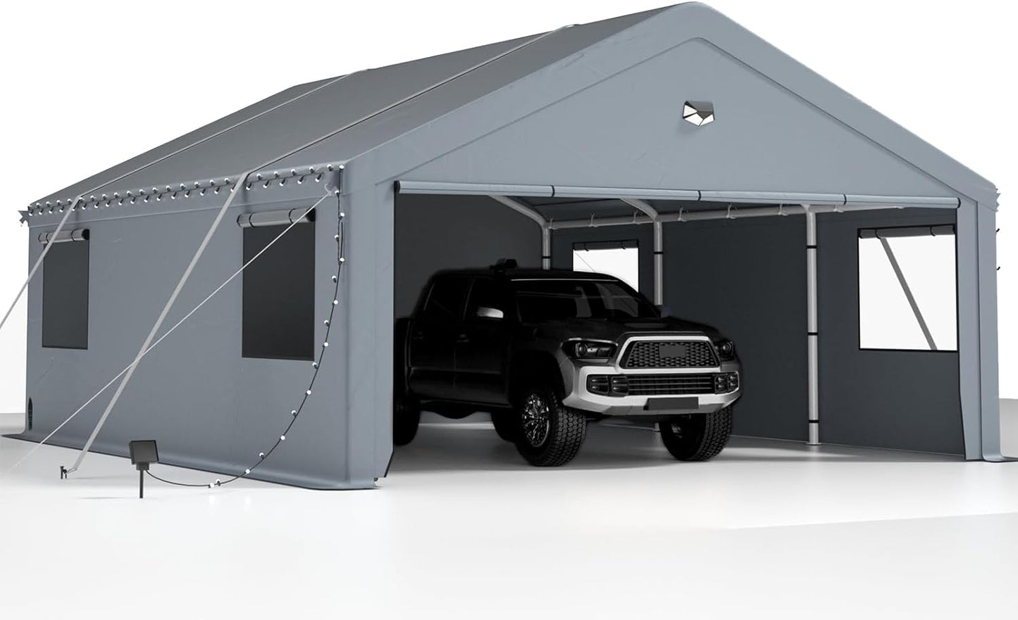 2 Car Carports 20X20 Heavy Duty Portable Garage Canopy Shelter